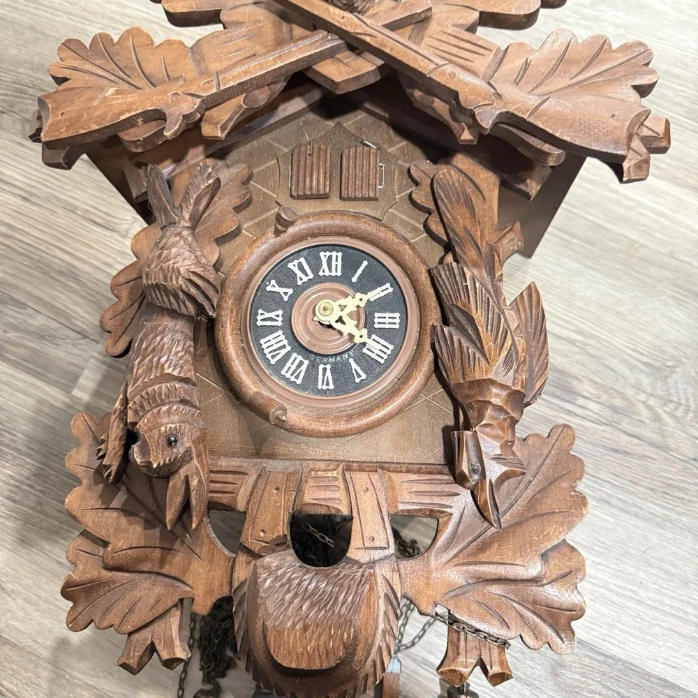 Cuckoo clock traditional black